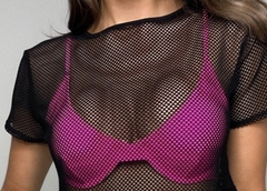 Cropped Fishnet - Moda Fitness, Beachwear, Relaxwear, Resortwear, SportWear, Slow Code