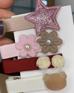 Box hair Clip - Monpety laços