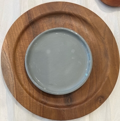 PLATO CERAMICA GREY MEDIANO