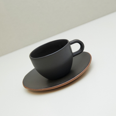 TAZA NEGRA CERAMICA