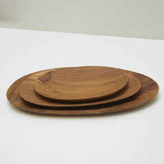 TABLA MADERA OVAL CHICA - comprar online