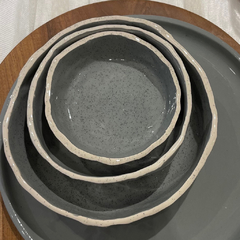 BOWL CERAMICA GRIS CHICO - comprar online