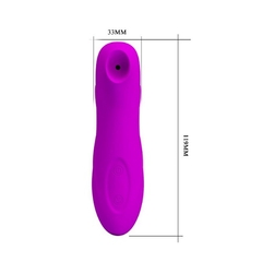 Imagem do Vibrador sugador clitoriano recarregável Magic Flute
