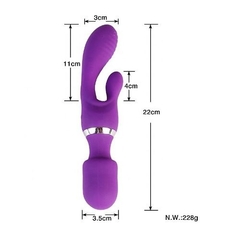 Vibrador 3 em 1 Ponto G clitóris e Varinha mágica - comprar online