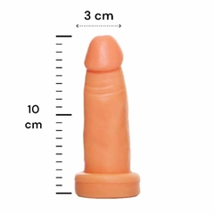 Pênis realístico prótese consolo 10x3cm na internet