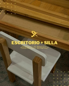 ESCRITORIO INFANTIL RAKSHA CON UNA SILLA