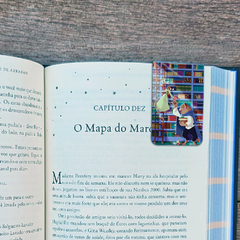 Kit com 4 Marcadores de Paginas Magnético Linha Bela 001 - Vitoria Régia Store