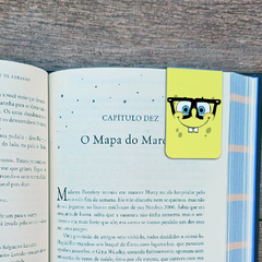 Kit com 4 Marcadores de Paginas Magnético Linha Bob Esponja 002 - Vitoria Régia Store