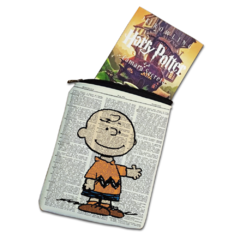 Book Sleeve Porta Livros em Neoprene Snoopy e Charlie Brown 002 - comprar online