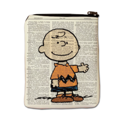 Book Sleeve Porta Livros em Neoprene Snoopy e Charlie Brown 002