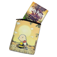 Book Sleeve Porta Livros em Neoprene Snoopy e Charlie Brown 003 - comprar online