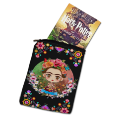 Book Sleeve Porta Livros em Neoprene Frida Kahlo 002 - comprar online