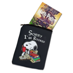 Book Sleeve Porta Livros em Neoprene Snoopy e Charlie Brown 008 - comprar online