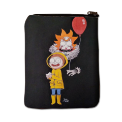 Book Sleeve Porta Livros em Neoprene Rick & Morty 001