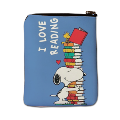 Book Sleeve Porta Livros em Neoprene Snoopy e Charlie Brown 010