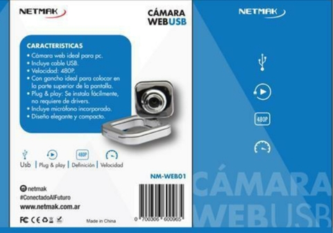 Webcam Netmak USB