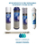 Kit de Repuesto Filtro de Agua 5 Etapas de 10 Pulgadas (PP - CTO - GAC - UV6W - T33)
