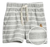 GAP - Shorts listra cinza e cru