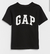 GAP - Camiseta manga curta preta tradicional