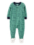 Carter's - Macacão fleece verde - Urso