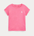 Polo Ralph Lauren - Camiseta manga curta pink logo branca