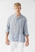 CAMISA MAO LINO RAYADO M/L - BENSIMON