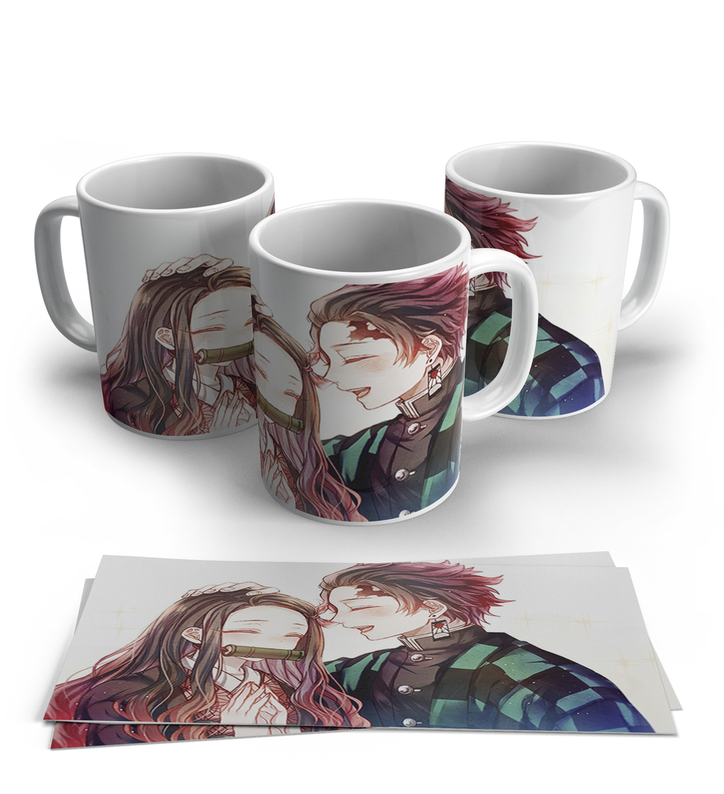 Caneca Demon Slayer Tanjiro & Zenitsu & Inosuke