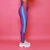 Conjunto Legging Recortes Violeta e Top Azul Energia - Lo.V Beachwear