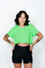 Blusa Cropped Verde Neon