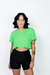 Blusa Cropped Verde Neon - comprar online