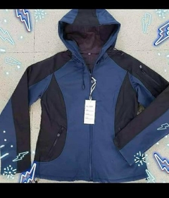 CAMPERA NEOPREN AZUL Y NEGRO