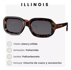 Illinois Carey Lente Negro (SKU#8370) - tienda online