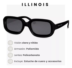 Imagen de Illinois Black Lente Negro (SKU#8371)