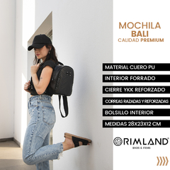 Mochila Bali Black << PRE-COMPRA (Despacho luego de 10 días de realizada la compra)