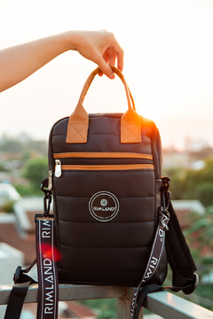 Mochila Matera Smart Cuero Negro - Tienda Online de RIMLAND | shop mayorista