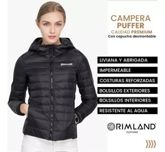 Campera Puffer Impermeable Mujer Rimland - comprar online