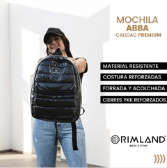 Mochila Abba Black > PRE-COMPRA (Despacho luego de 10 días de realizada la compra) - comprar online