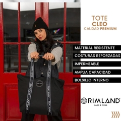 Tote Bag Cleo Black Impermeable