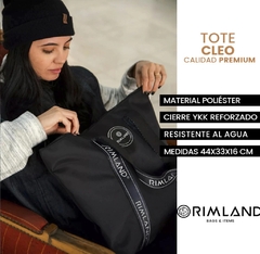 Tote Bag Cleo Black Impermeable - comprar online