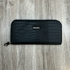 Billetera Canopla Cuero Croco - comprar online