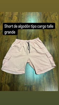 SHORT DE ALGODON CARGO EN TALLE GRANDE - comprar online