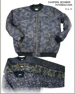 CAMPERA BOMBER AVIADORA TALLE GRANDE