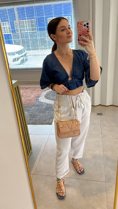 bolsa taxas Julia Nude - comprar online