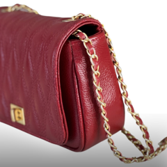 BOLSA 100% COURO EMILY VERMELHO - comprar online