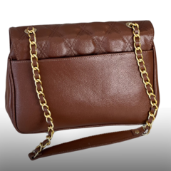 BOLSA 100% COURO CHLOE MARROM - comprar online