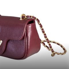 BOLSA 100% COURO MARTINA MARSALA - comprar online