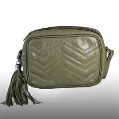 BOLSA 100% COURO REBECA VERDE