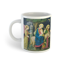 A fuga de Jesus, Maria e José para o Egito | Caneca de porcelana