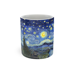 VAN GOGH - NOITE ESTRELADA (Starry Night) | Caneca de porcelana