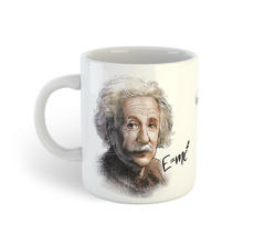 Albert Einstein o Físico teórico | Caneca de porcelana